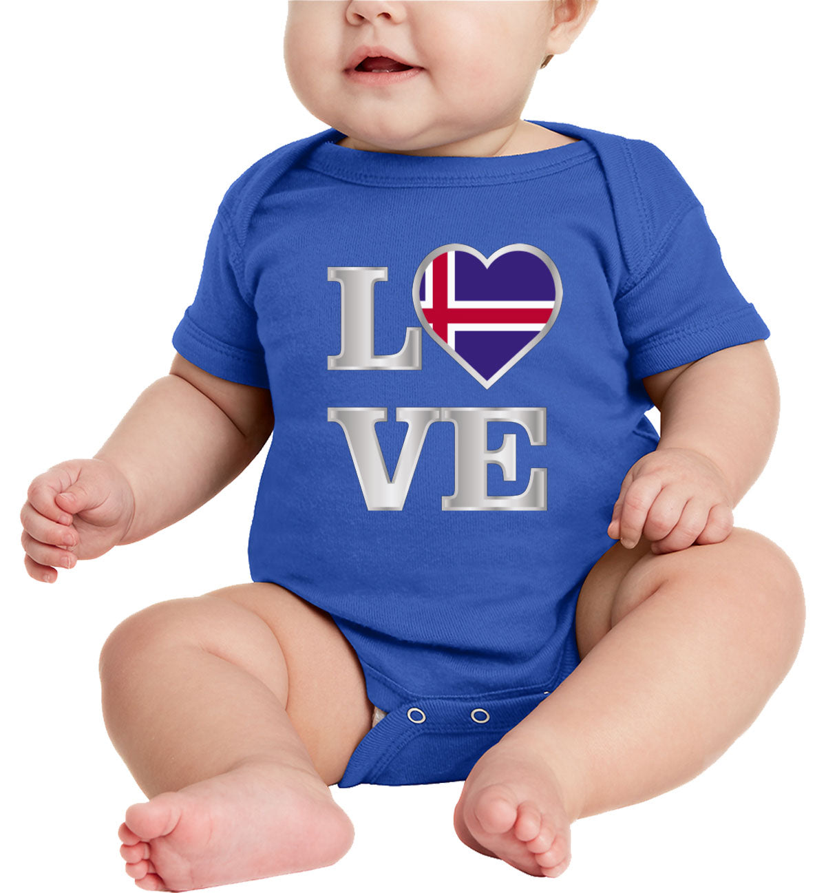 Iceland Love Baby Onesie