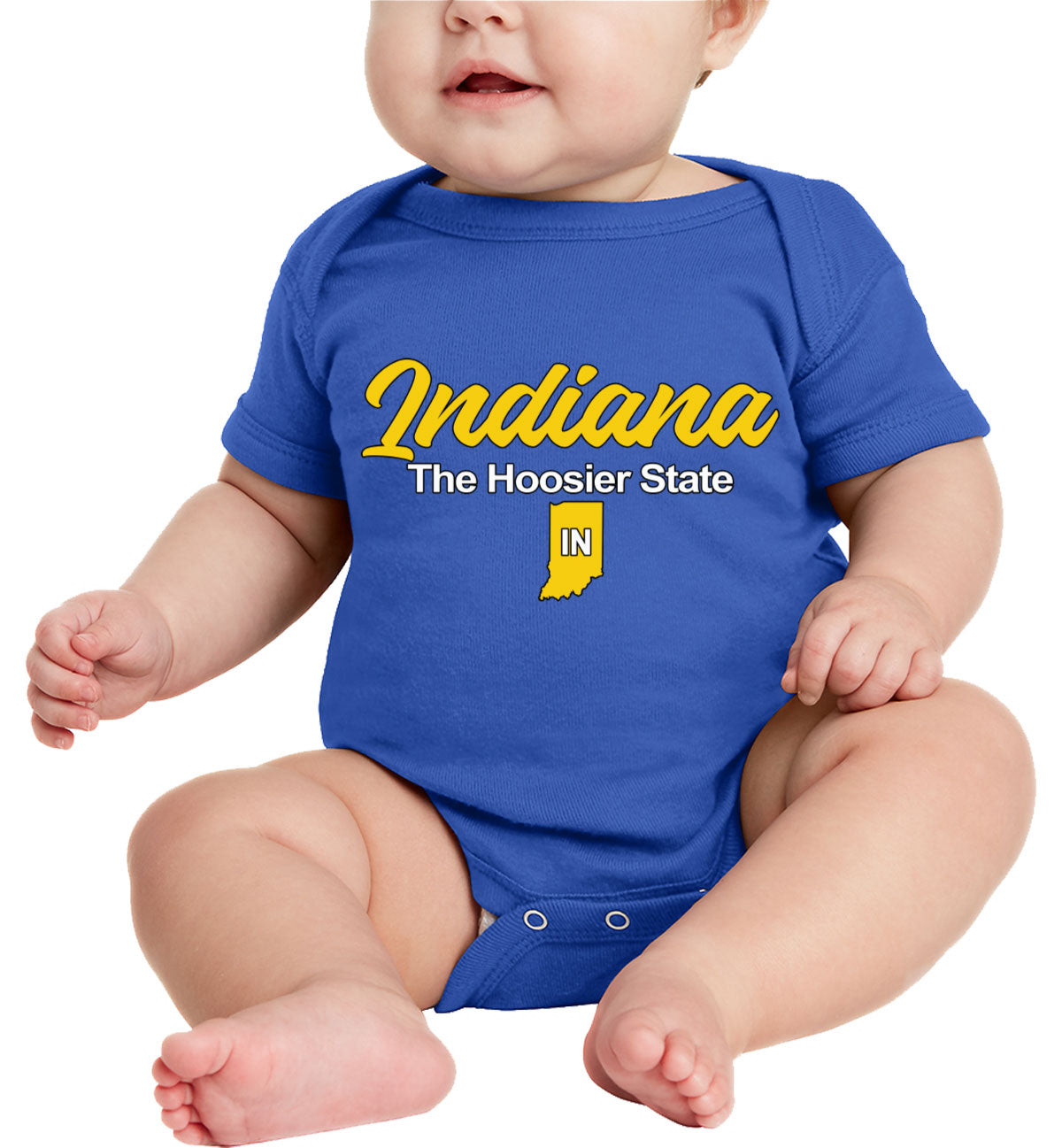 Indiana The Hoosier State Baby Onesie