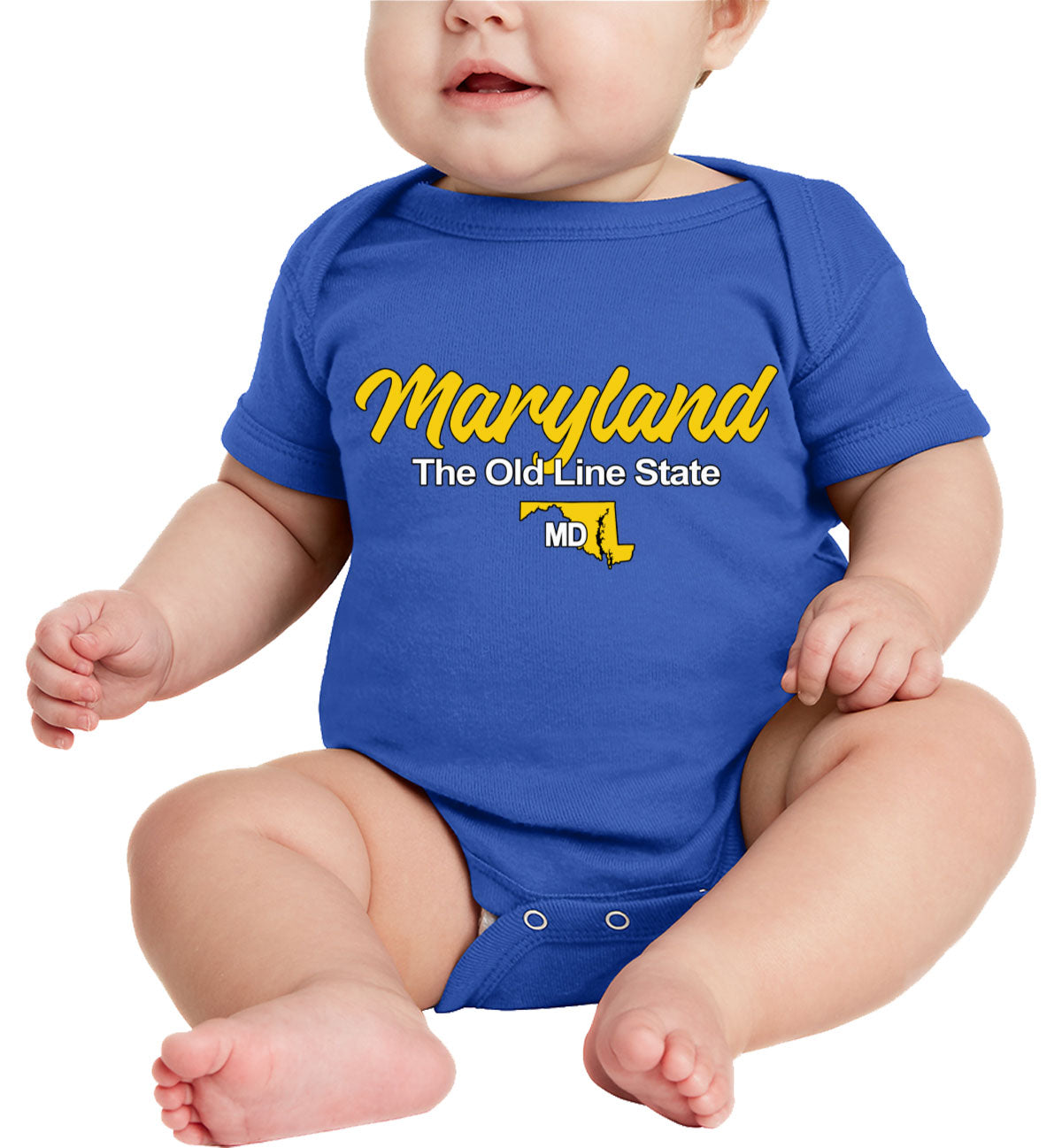 Maryland The Old Line State Baby Onesie