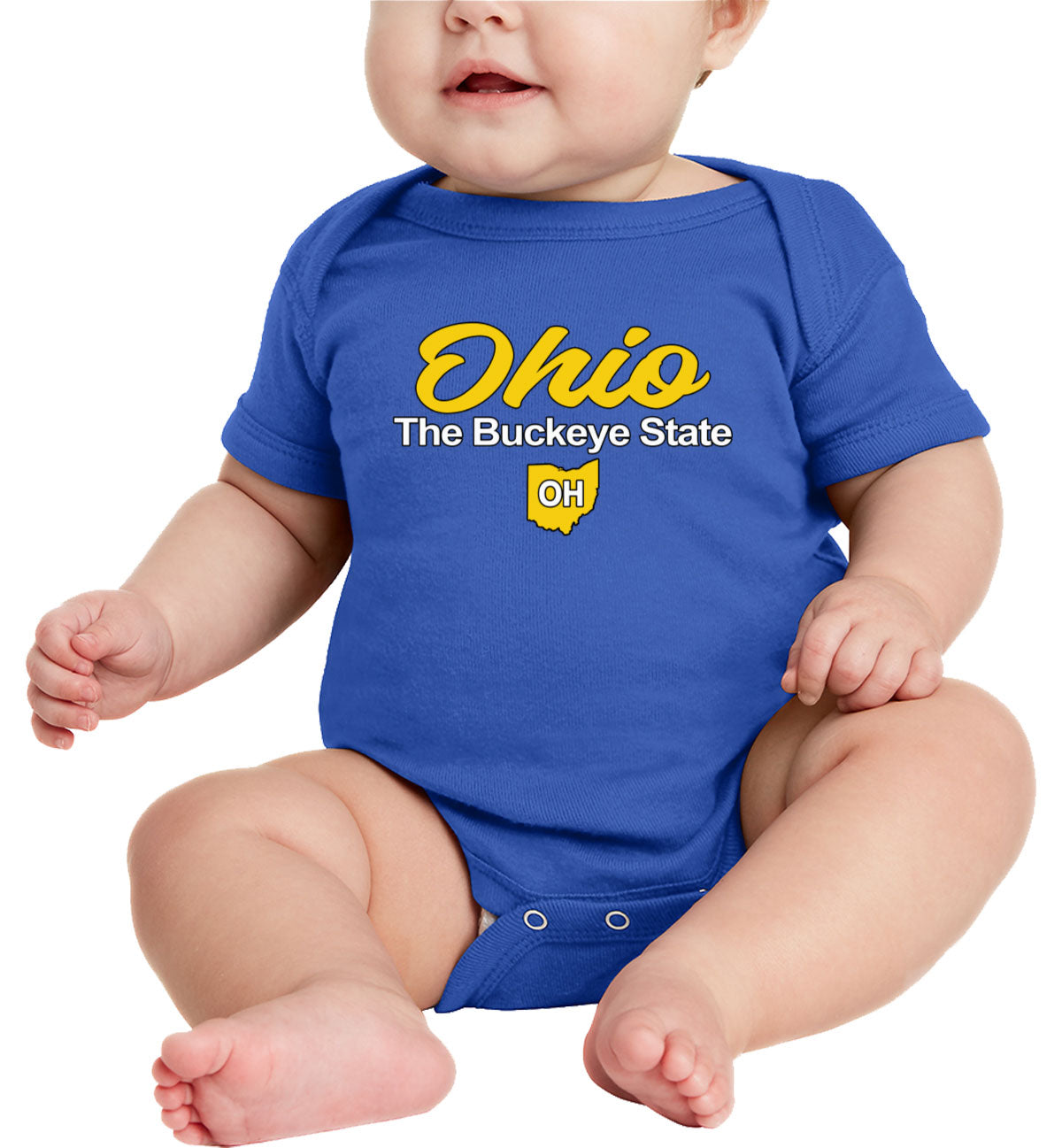 Ohio The Buckeye State Baby Onesie