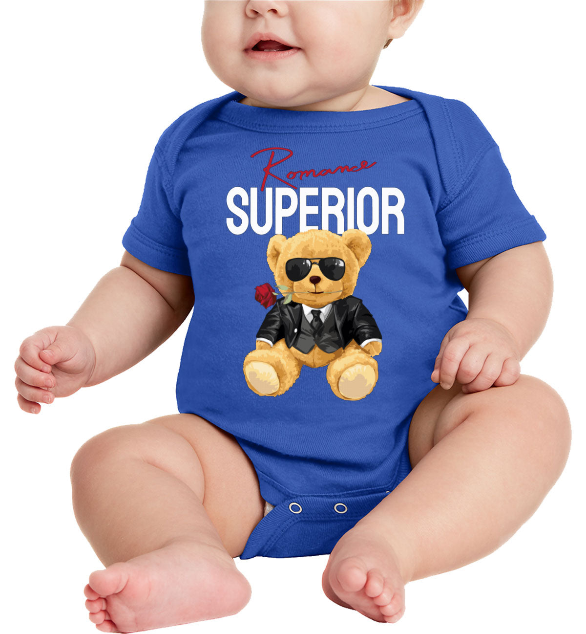 Teddy Bear Romance Baby Onesie