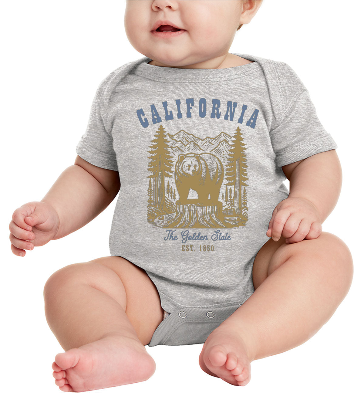 California State Vintage Baby Onesie
