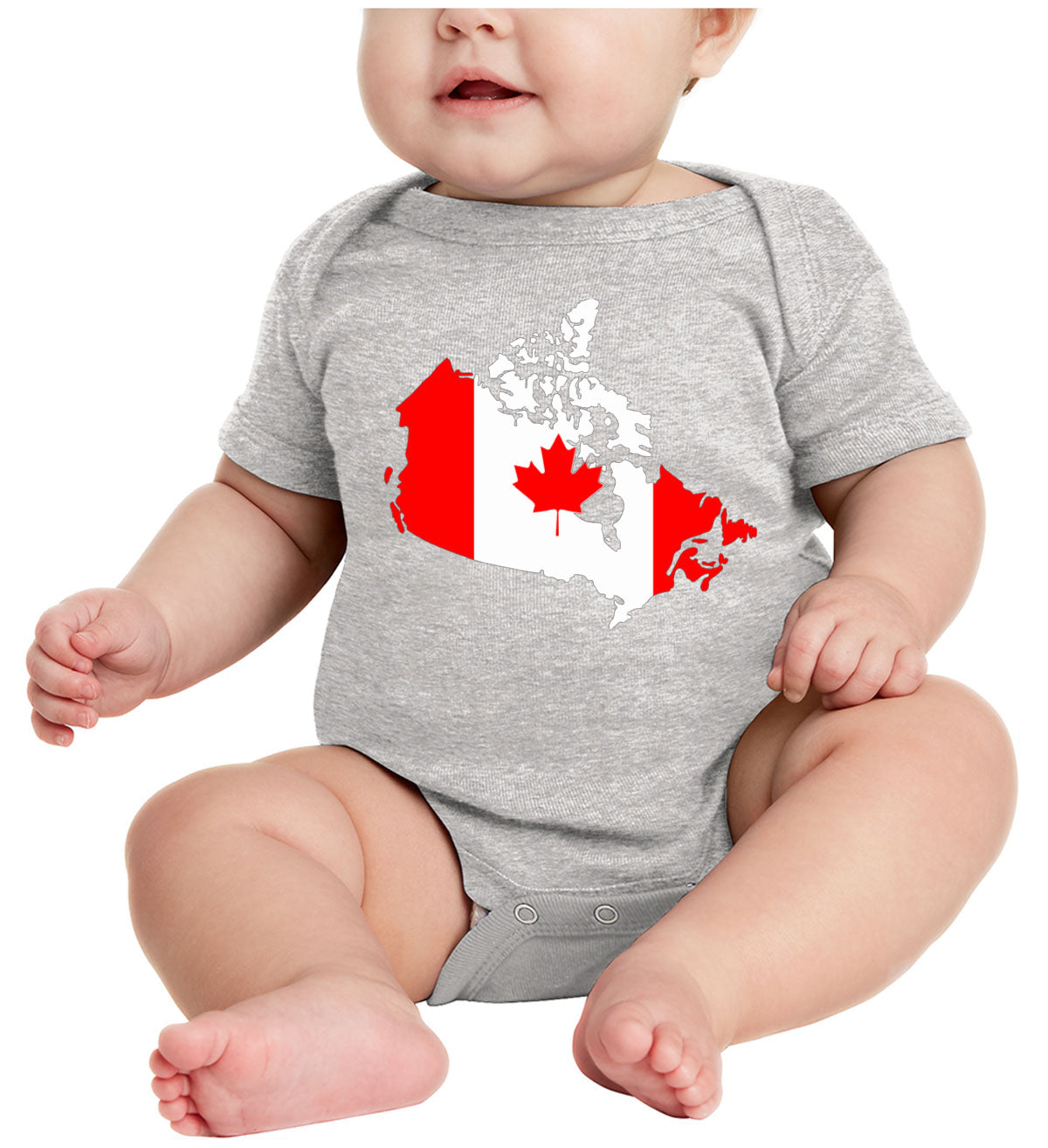 Canada Map Canada Flag Baby Onesie