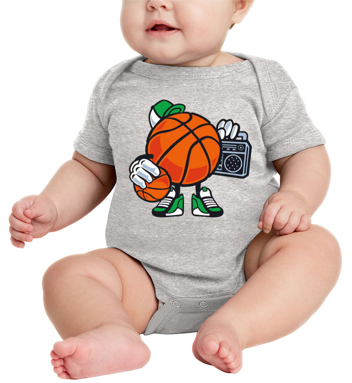 Cute Basketball Baby Onesie