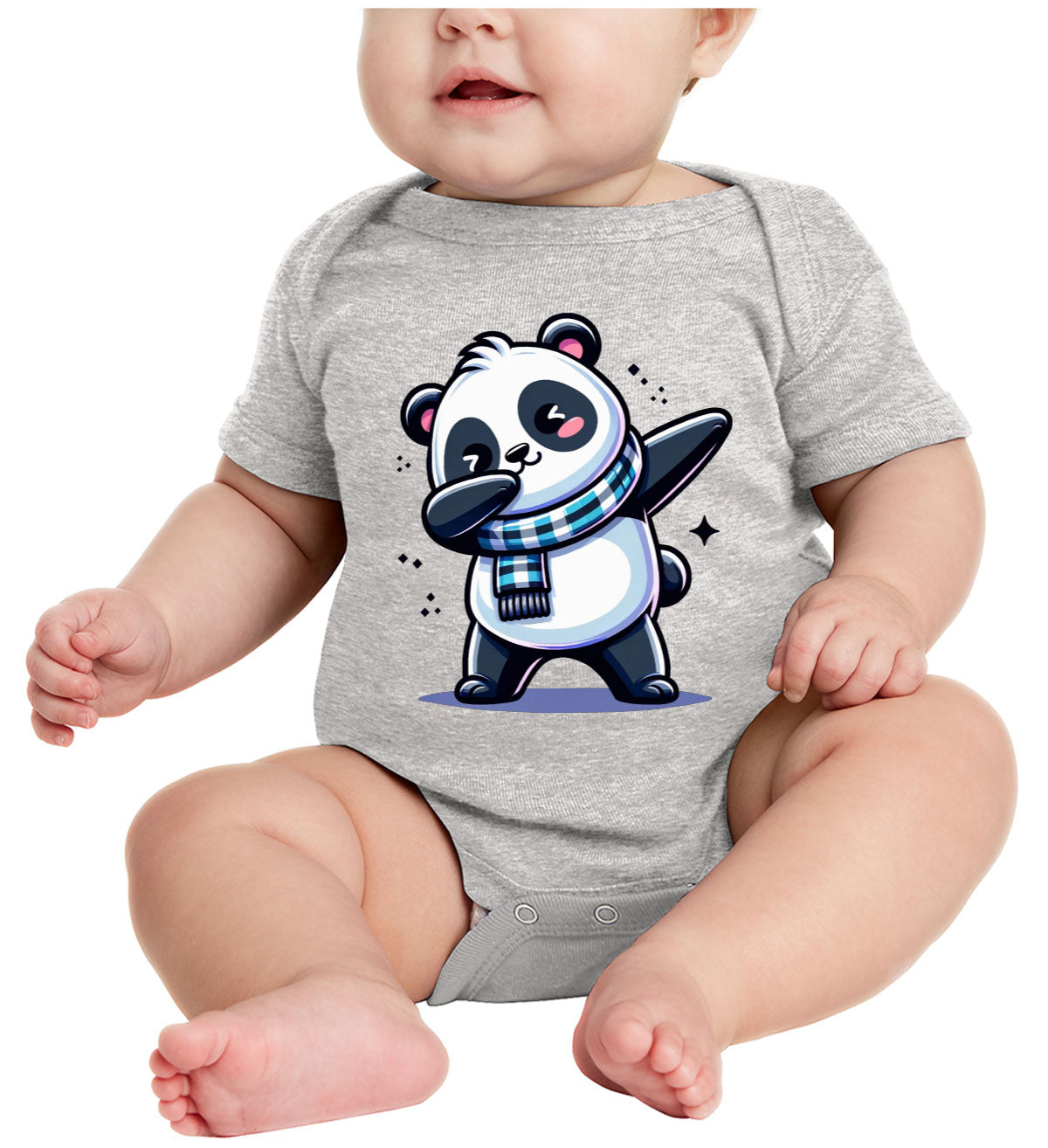 Dabbing Panda Baby Onesie