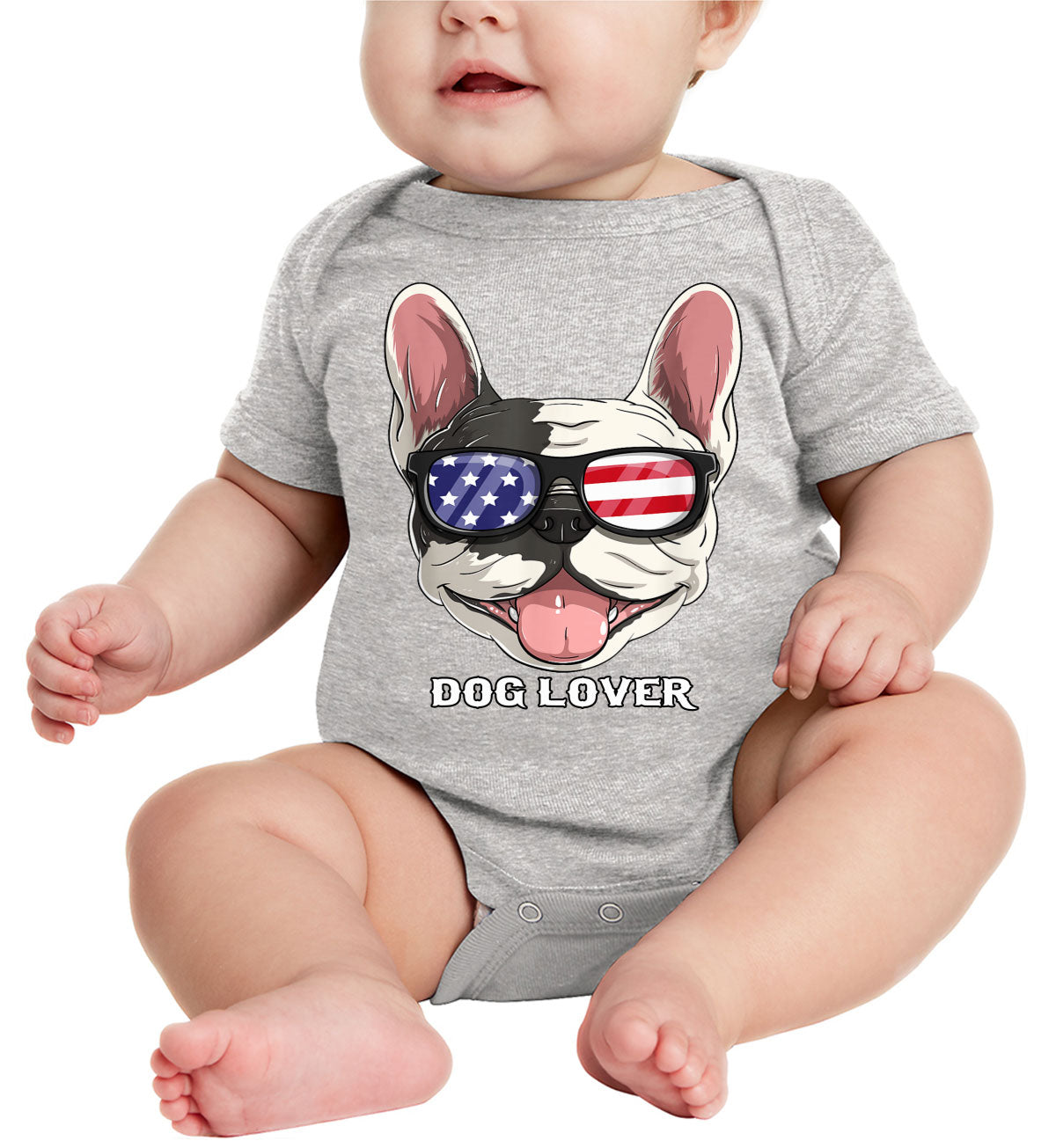 French Bulldog Dog Lover Baby Onesie