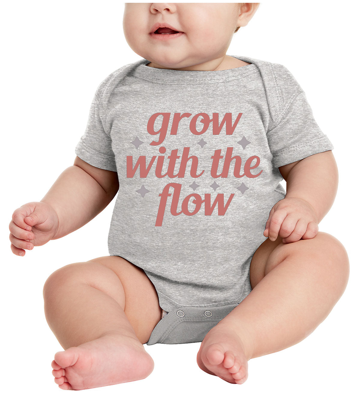 Grow With The Follow Baby Onesie