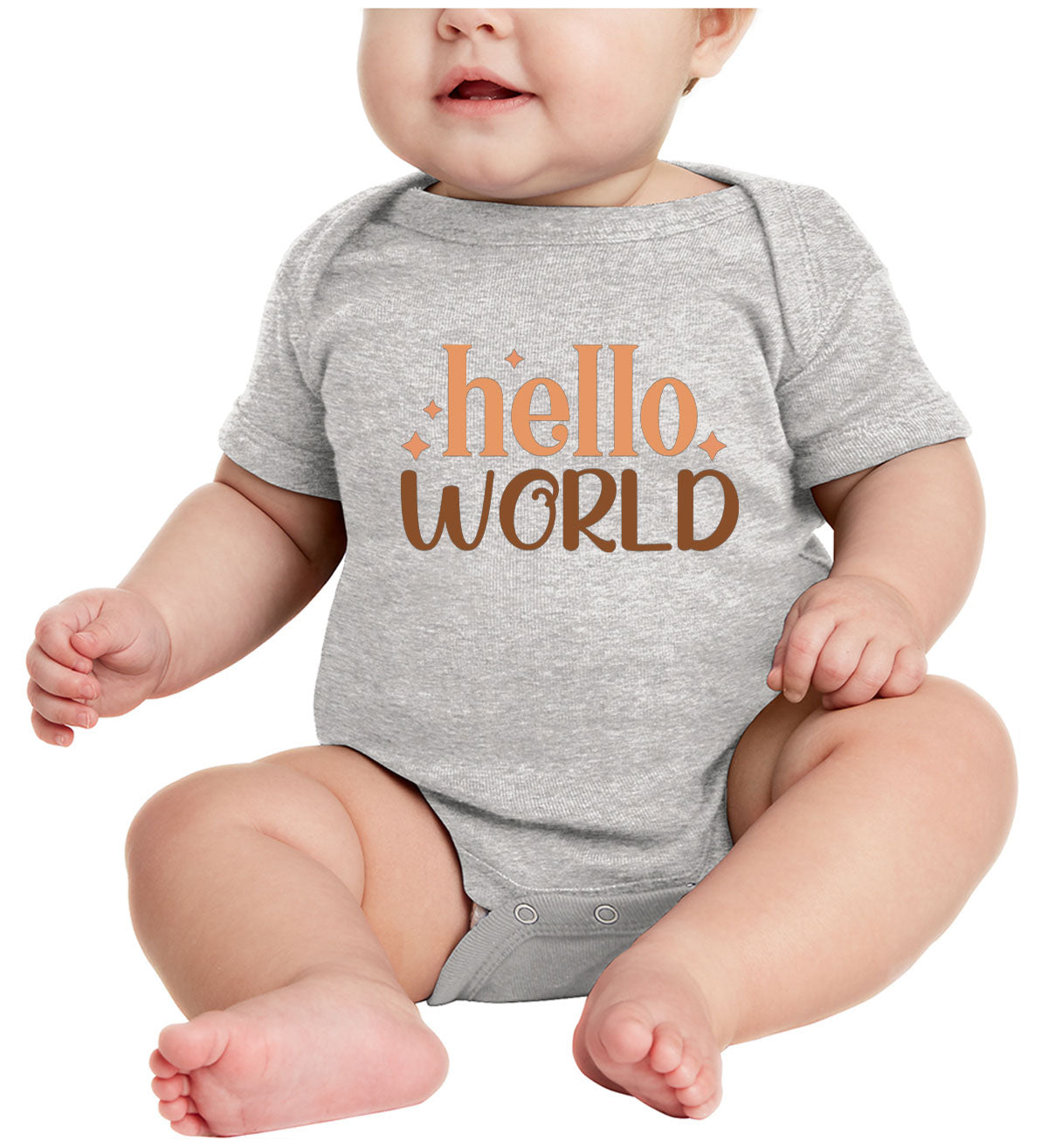 Hello World Baby Onesie