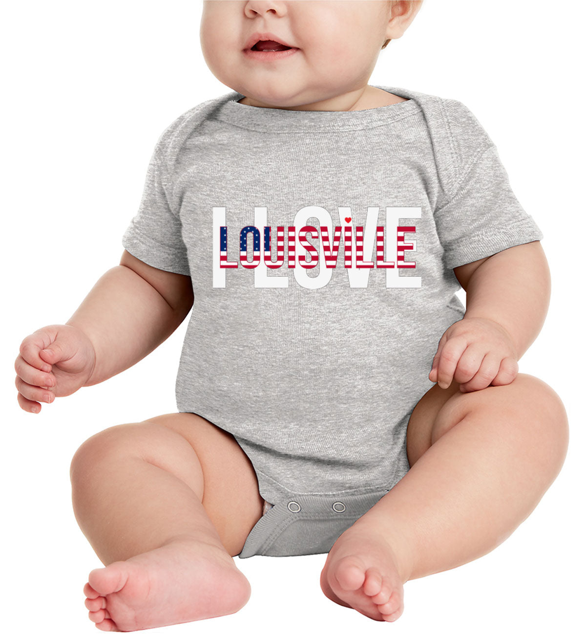 I Love Louisville Baby Onesie