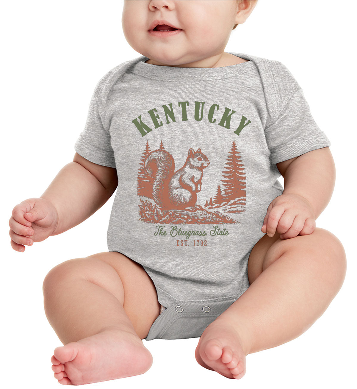 Kentucky State Vintage Baby Onesie