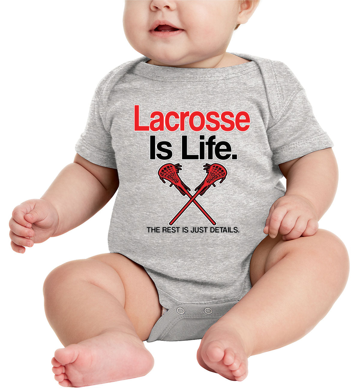 Lacrosse Is Life Baby Onesie