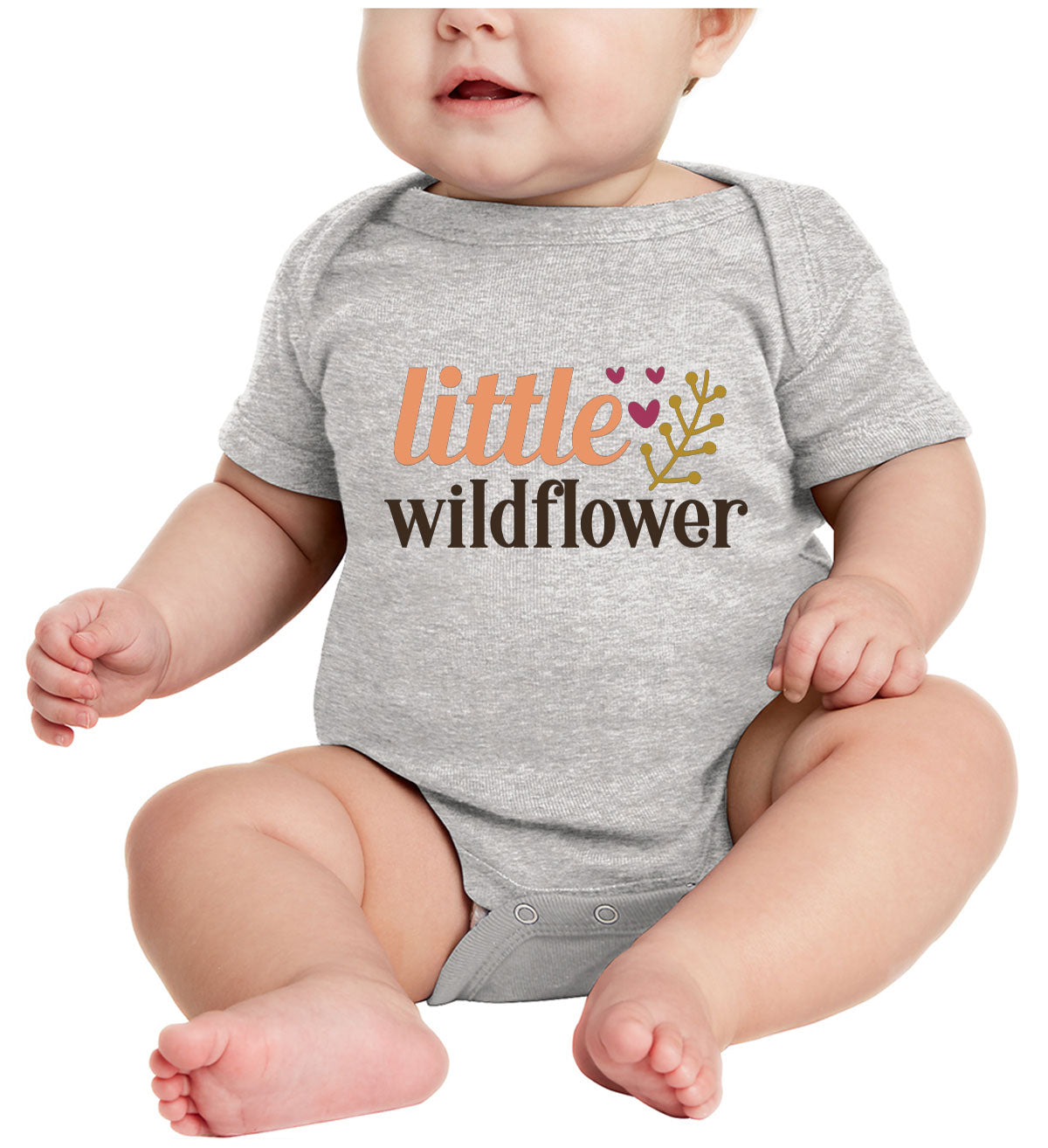 Little Wildflower Baby Onesie