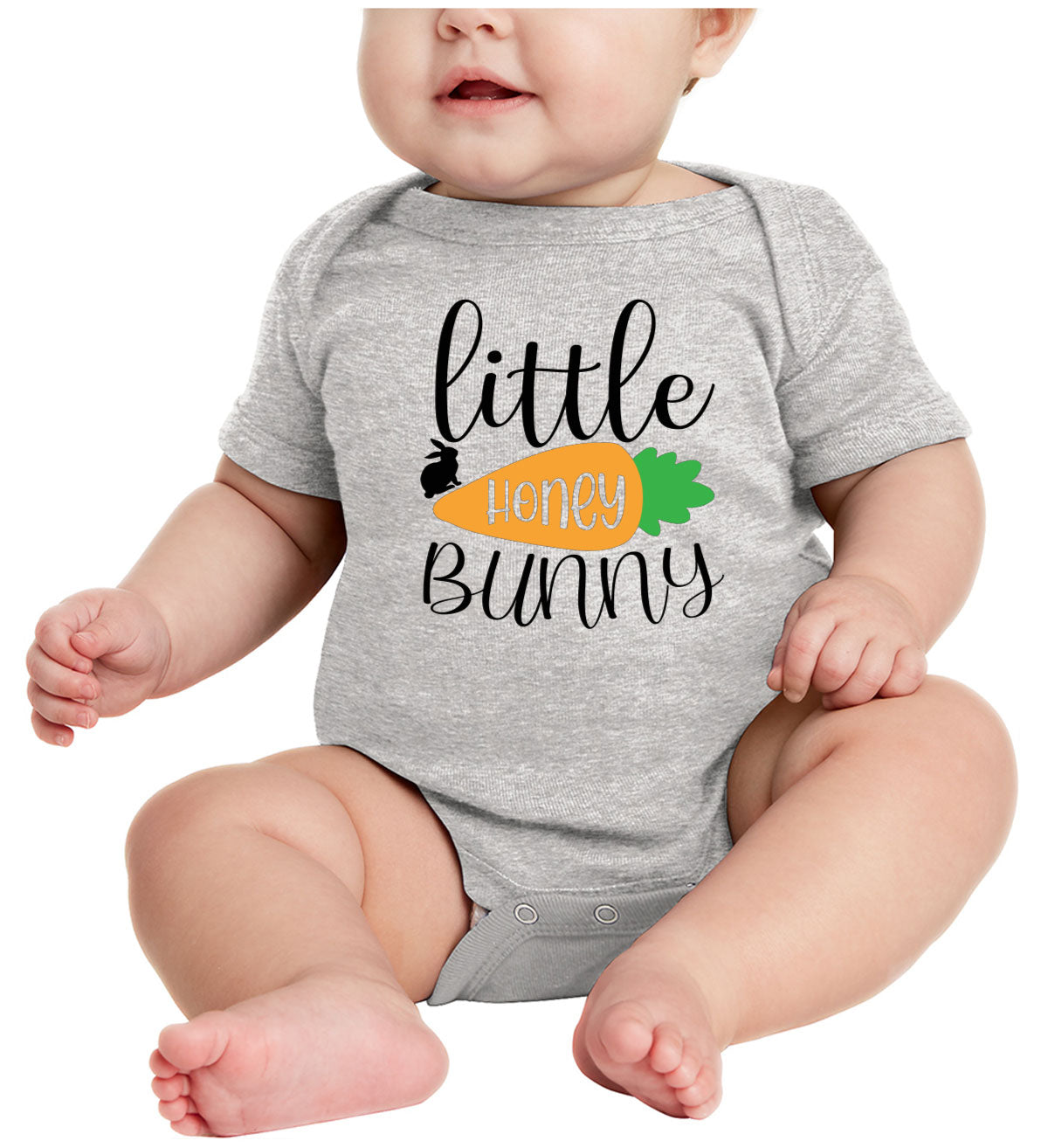 Little Honey Bunny Easter Baby Onesie