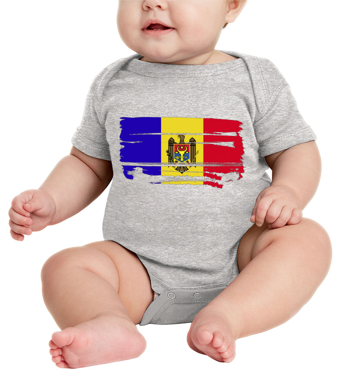Moldova Flag Baby Onesie