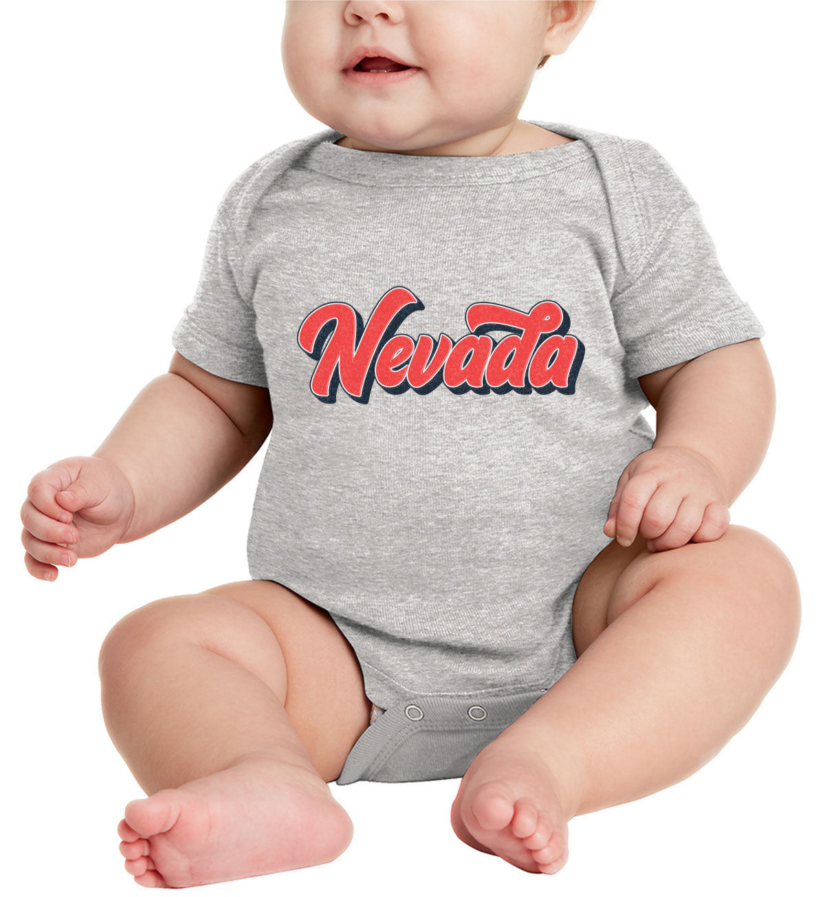 Nevada Vintage Typography Baby Onesie