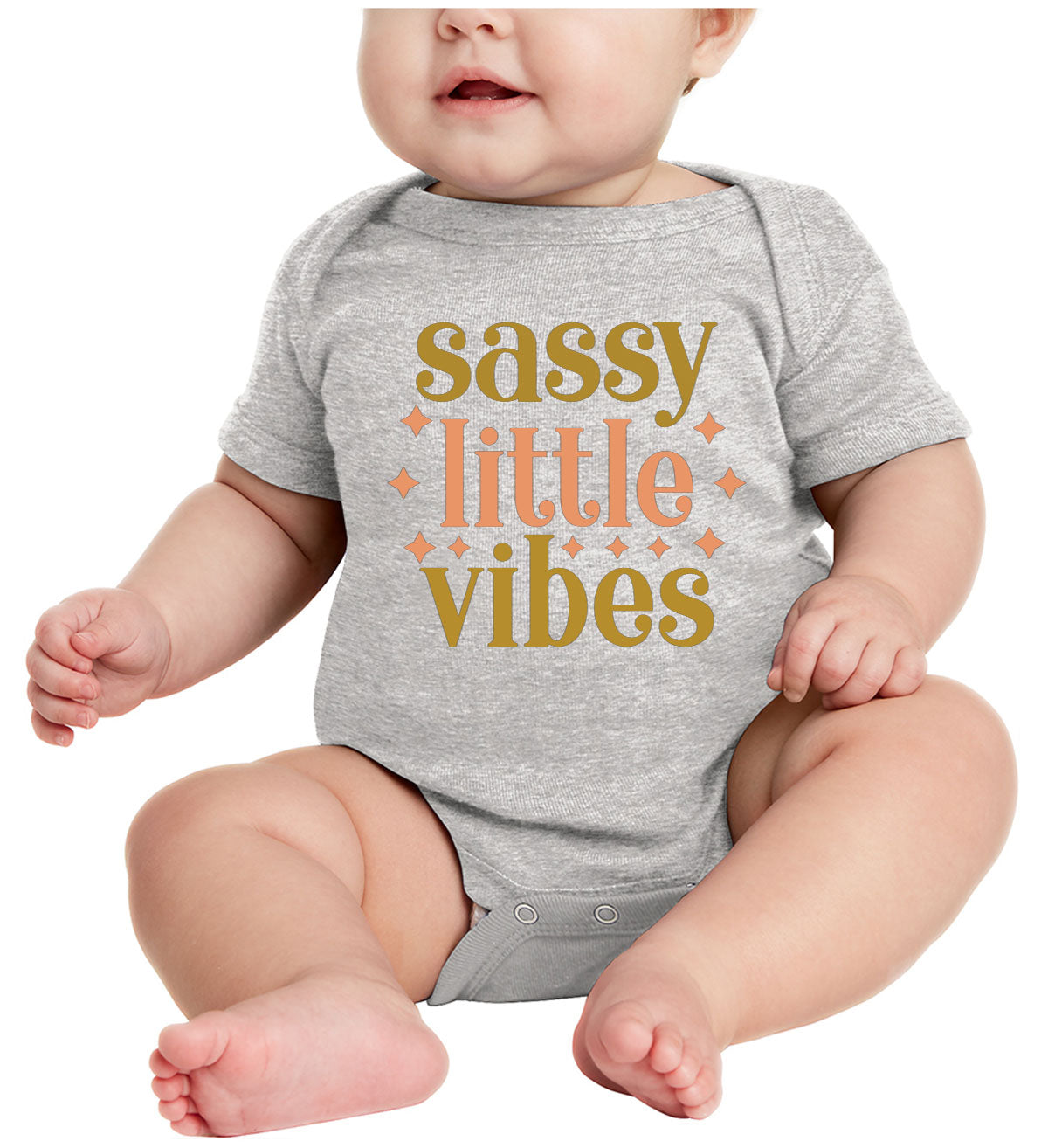 Sassy Little Vibes Baby Onesie