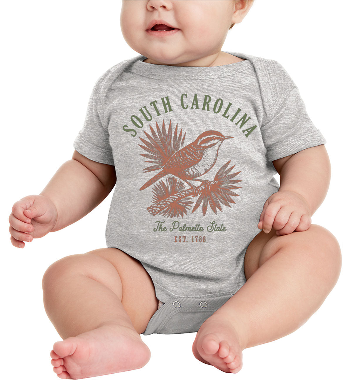 South Carolina State Vintage Baby Onesie
