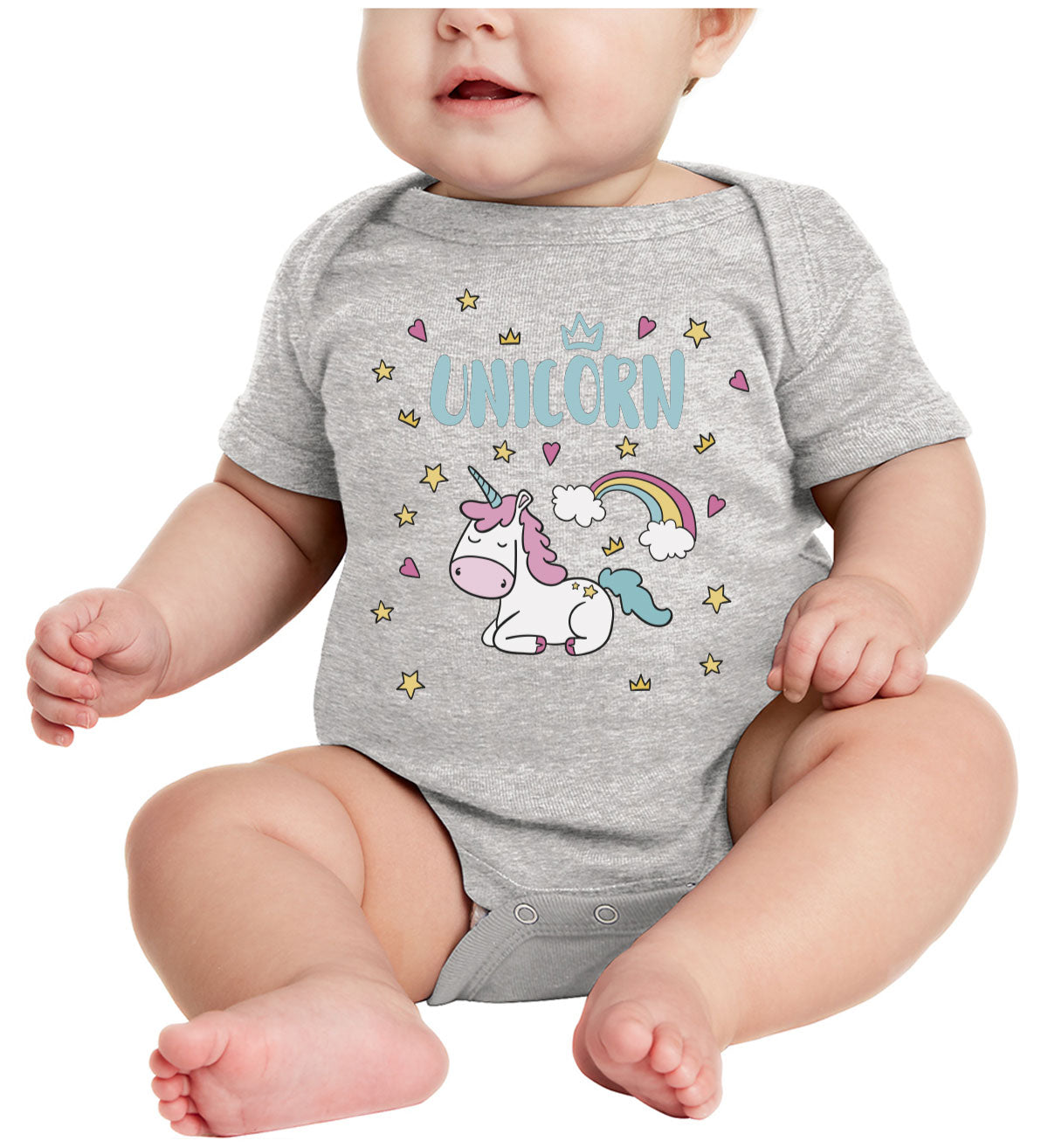 Sleeping Unicorn Baby Onesie