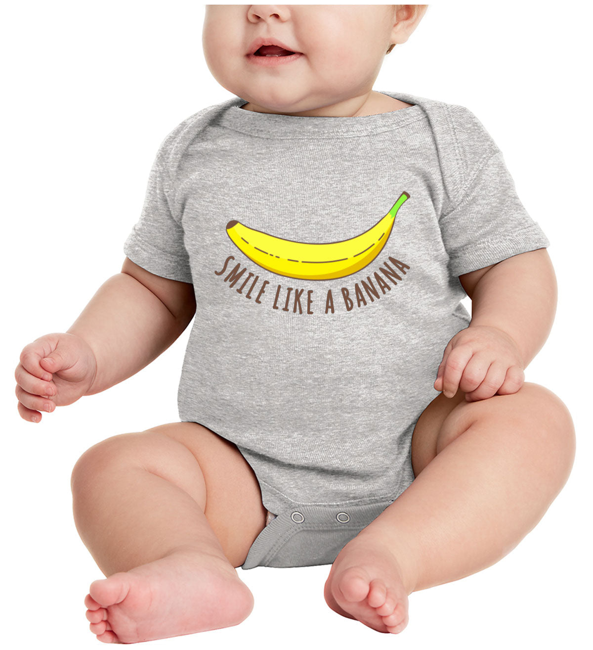 Smile Like A Banana Baby Onesie