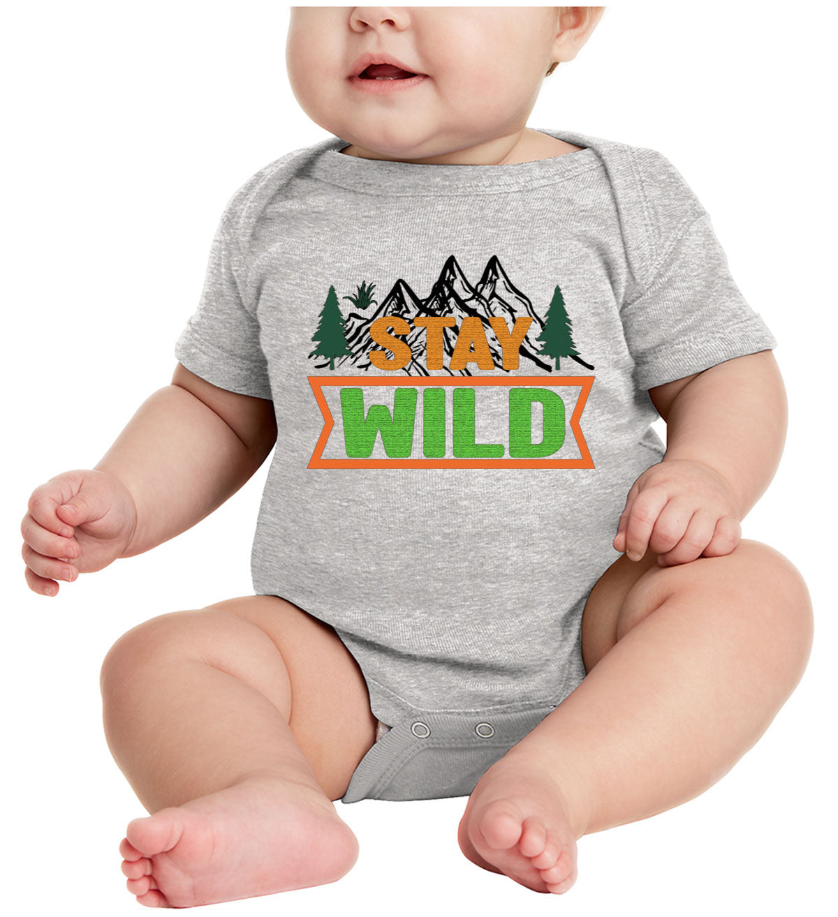 Stay Wild Camp Baby Onesie