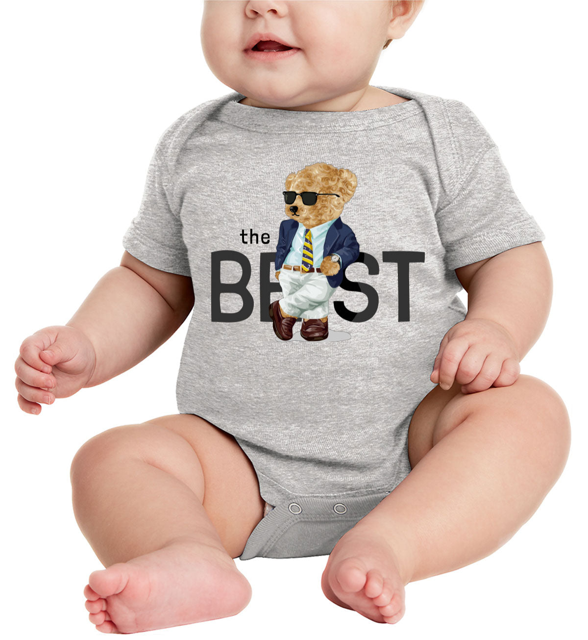 Teddy Bear The Best Baby Onesie