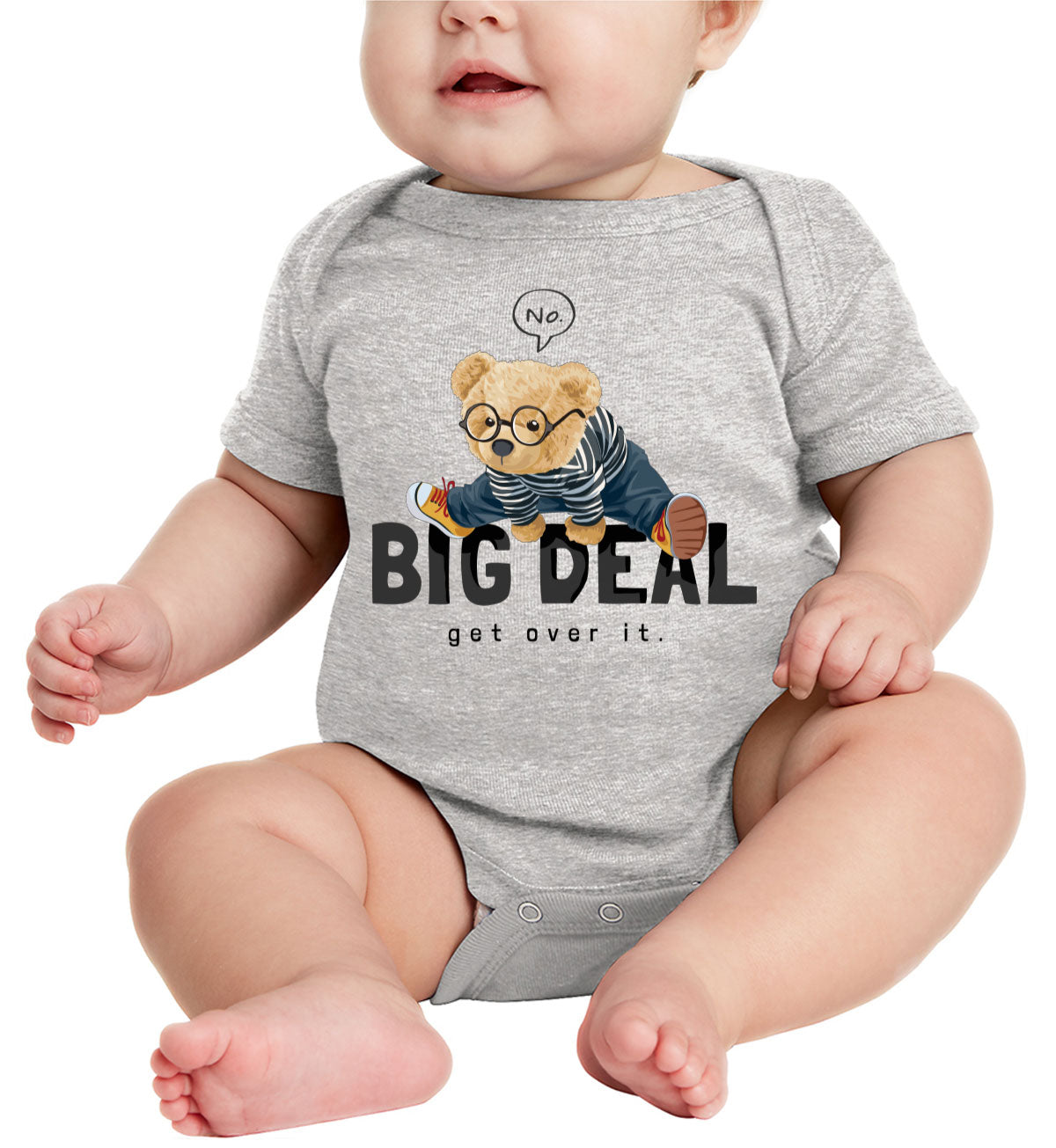 Teddy Bear Big Deal Baby Onesie