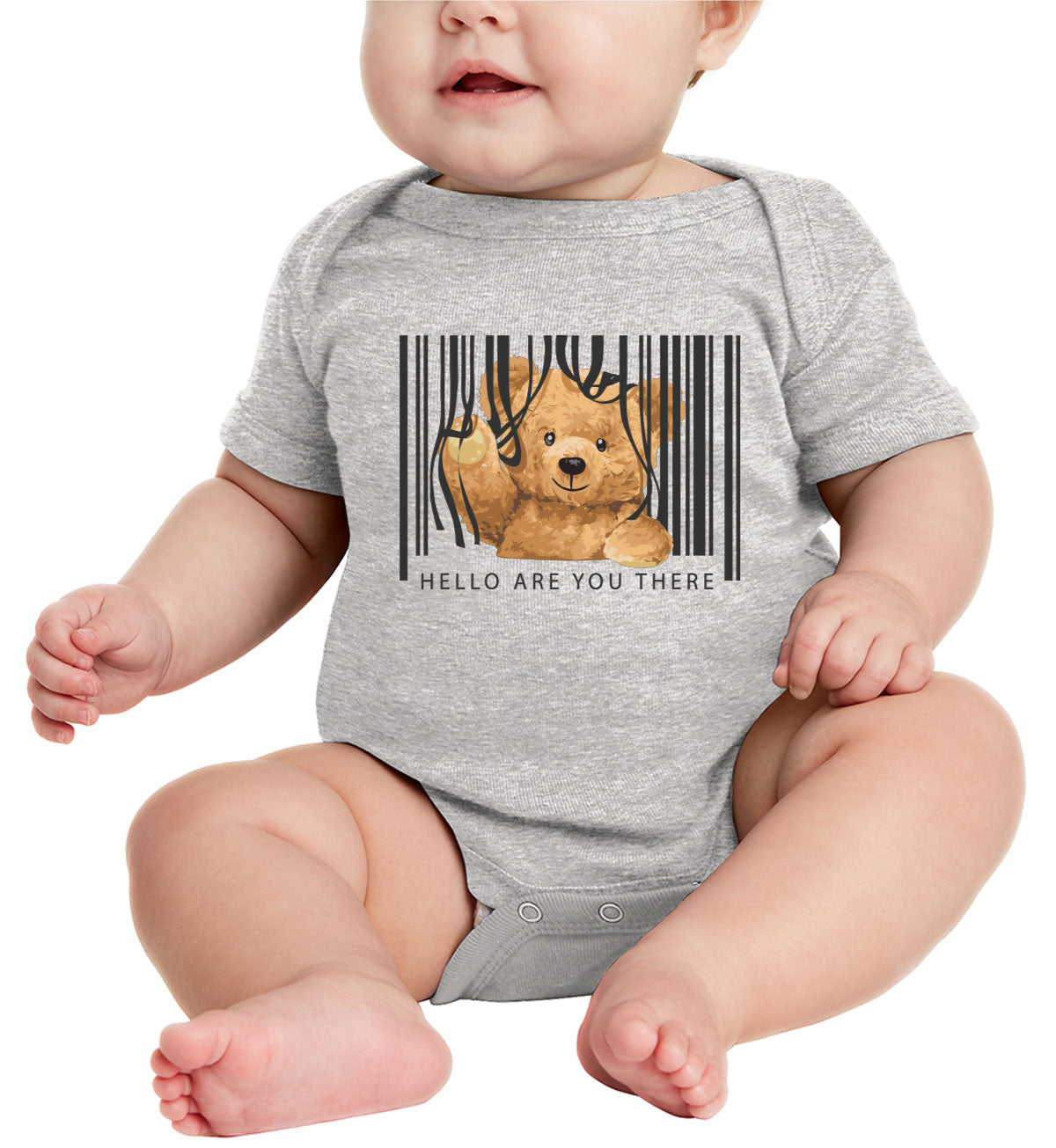 Teddy Bear Hello Baby Onesie