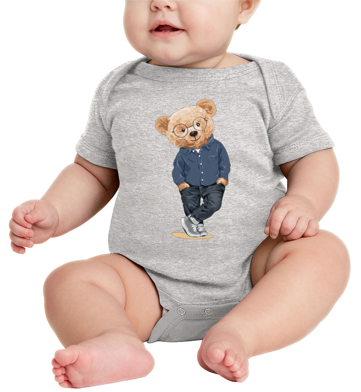 Teddy Bear Nice Guy Baby Onesie