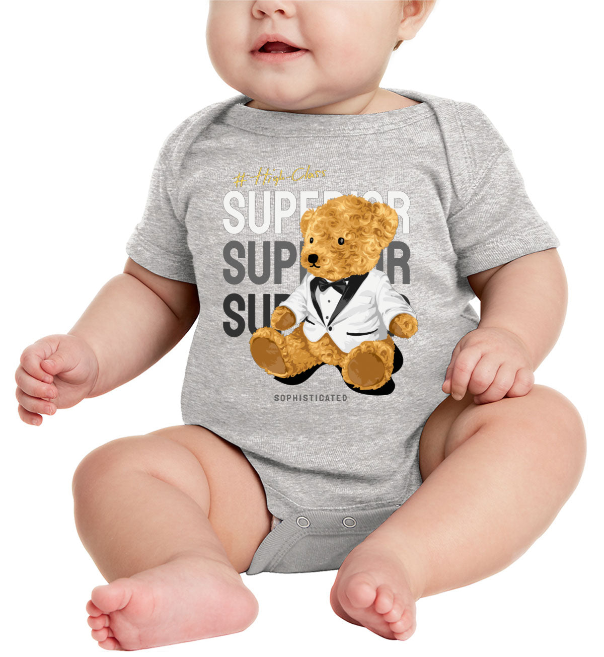 Teddy Bear Superior Baby Onesie