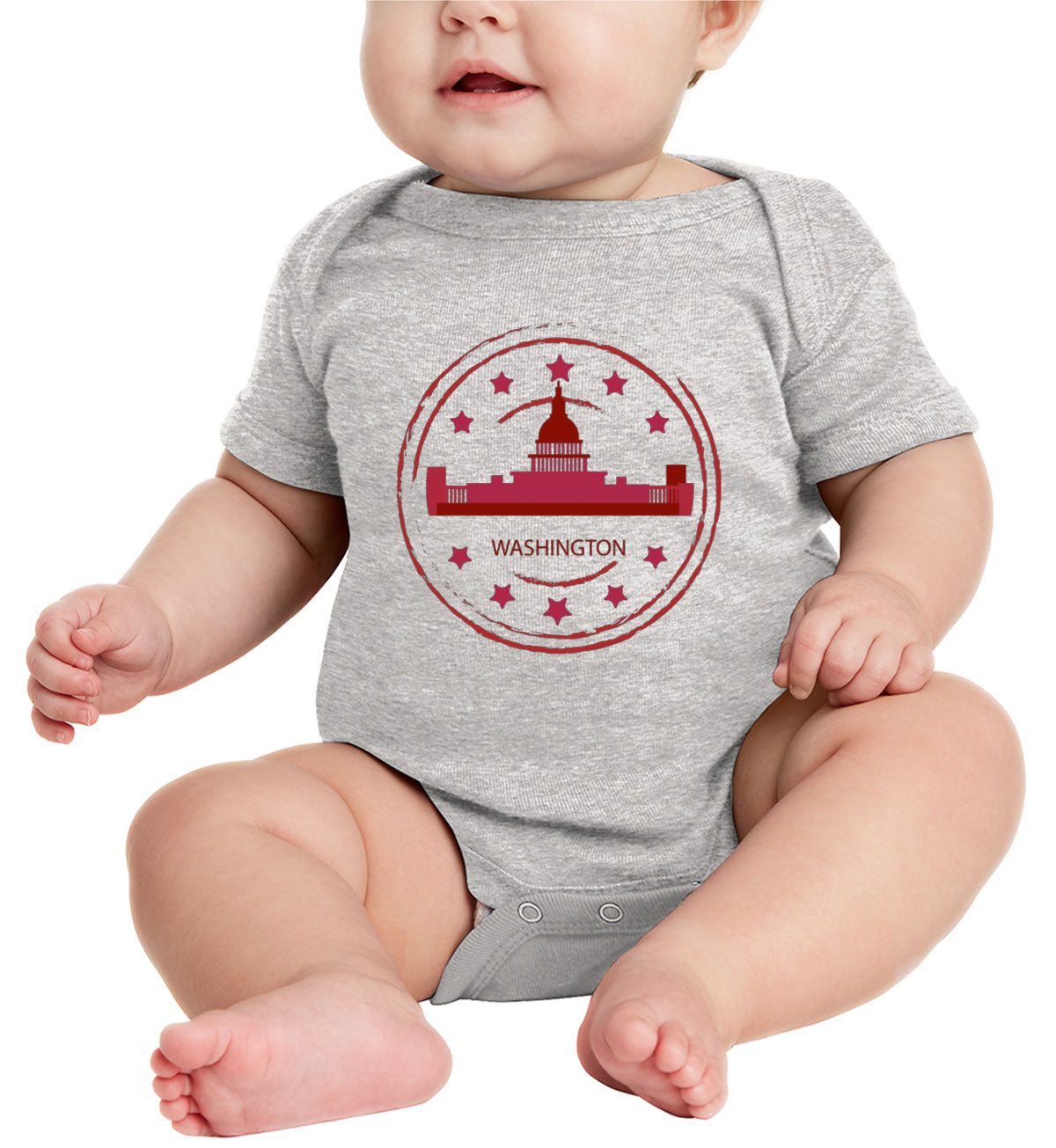 Washington Stamp Baby Onesie