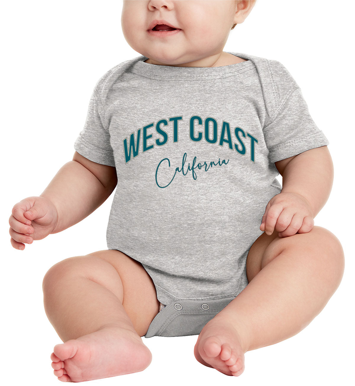 West Coast California Baby Onesie