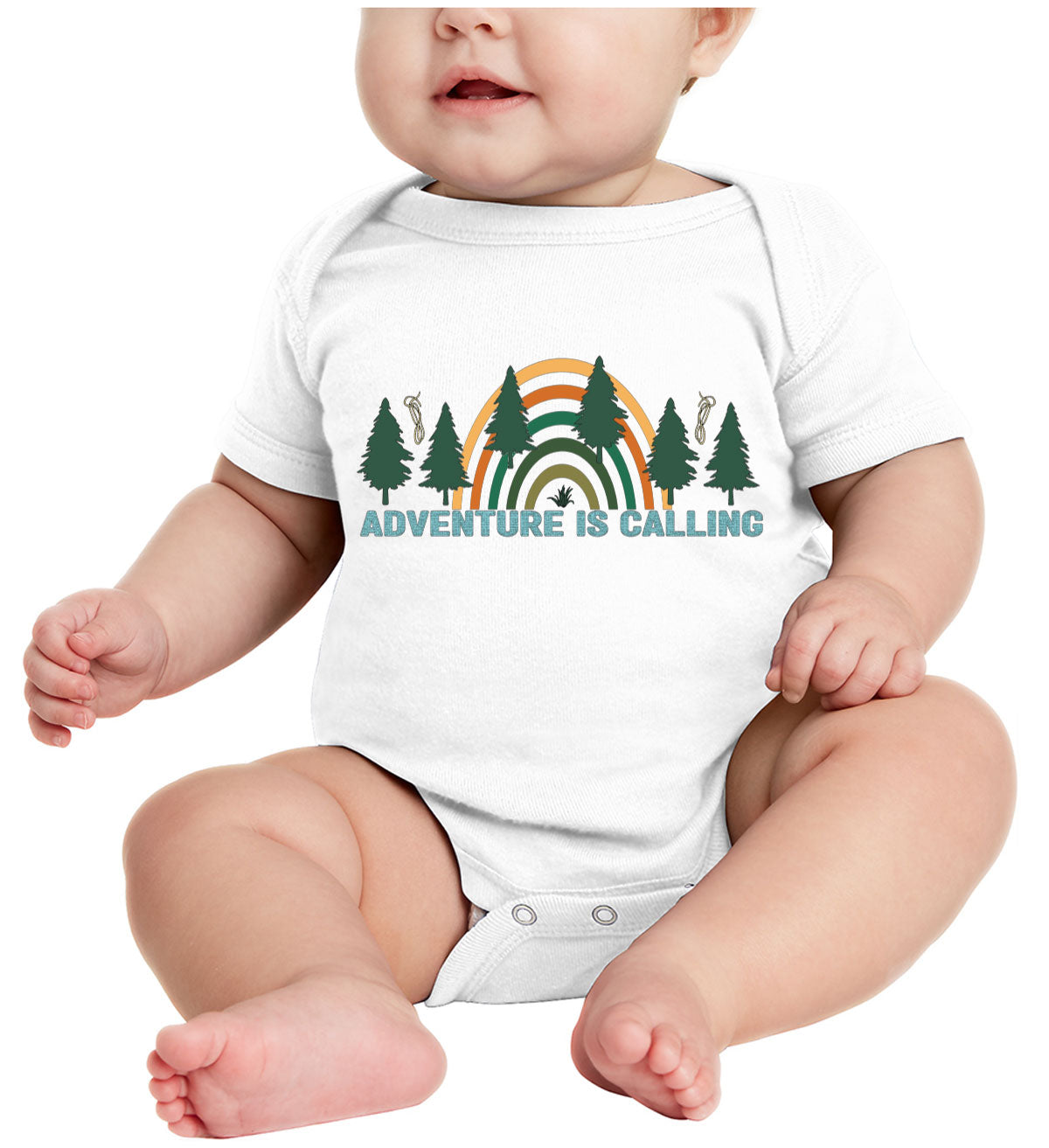 Adventure Is Calling Camp Baby Onesie