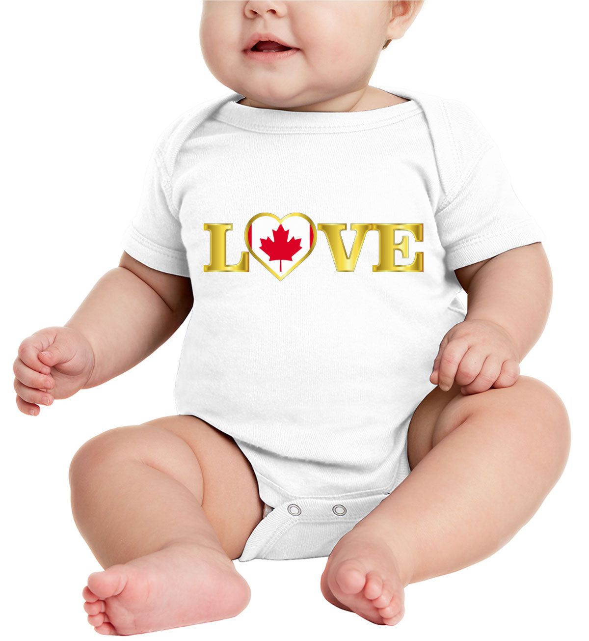 Canada Love Baby Onesie