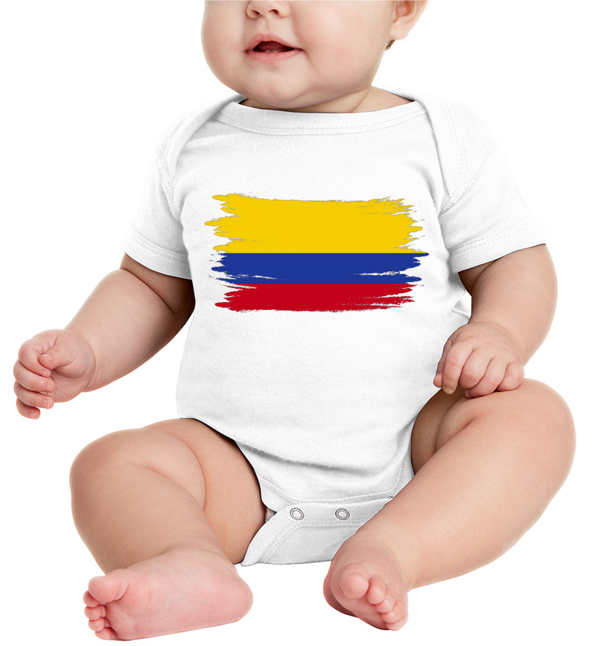 Colombia Flag Baby Onesie