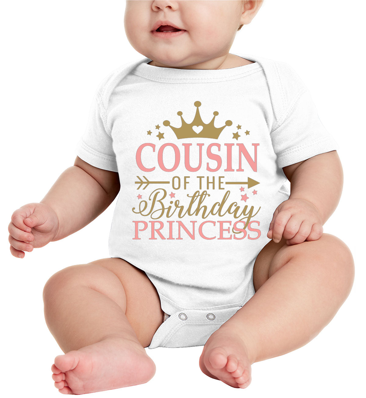 Cousin Of The Birthday Princess Baby Onesie