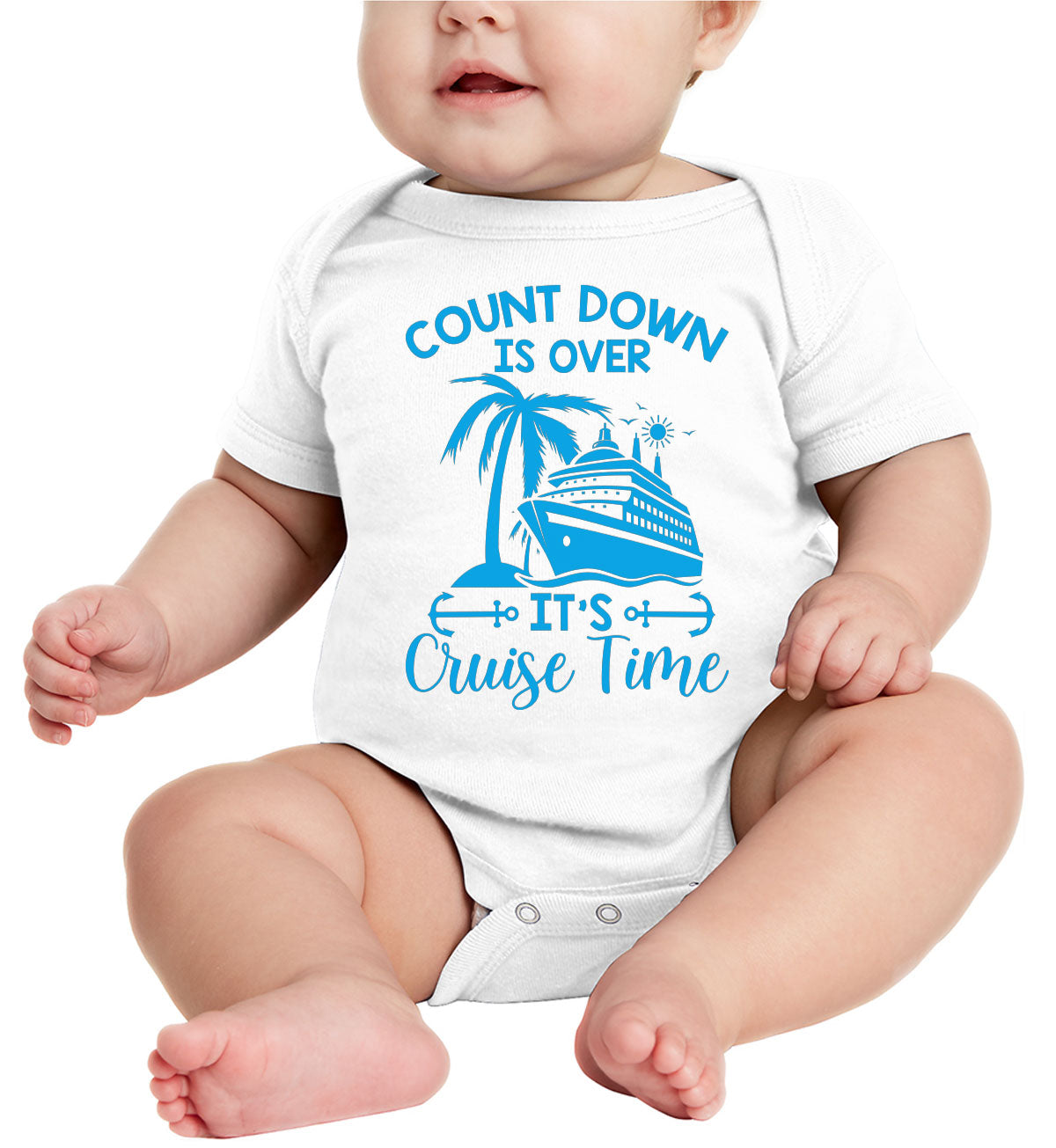 Countdown Is Over It's Cruise Time Baby Onesie