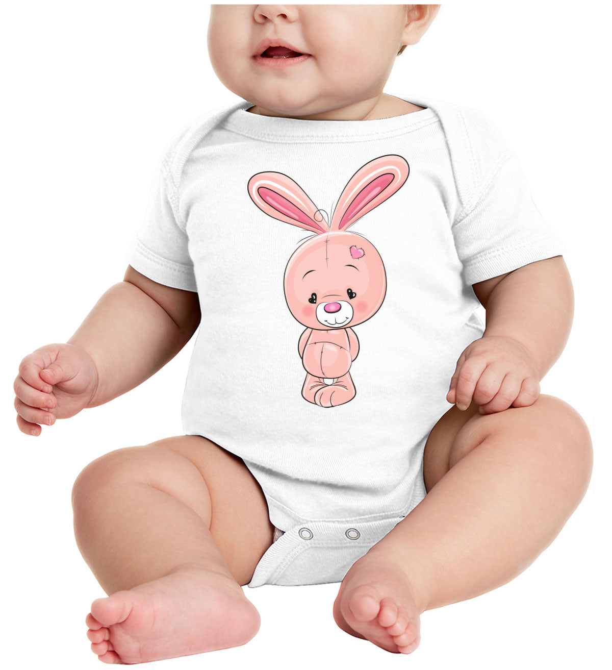 Cute Rabbit Bunny Cartoon Baby Onesie