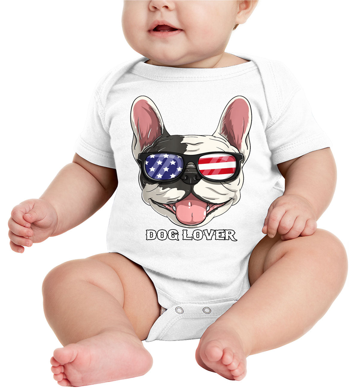 French Bulldog Dog Lover Baby Onesie