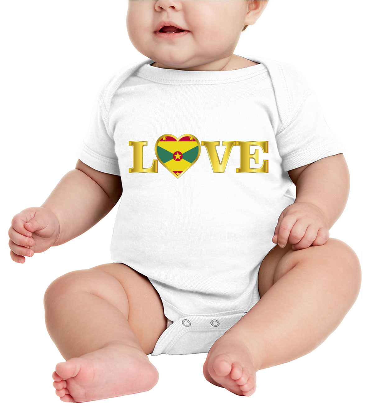 Grenada Love Baby Onesie
