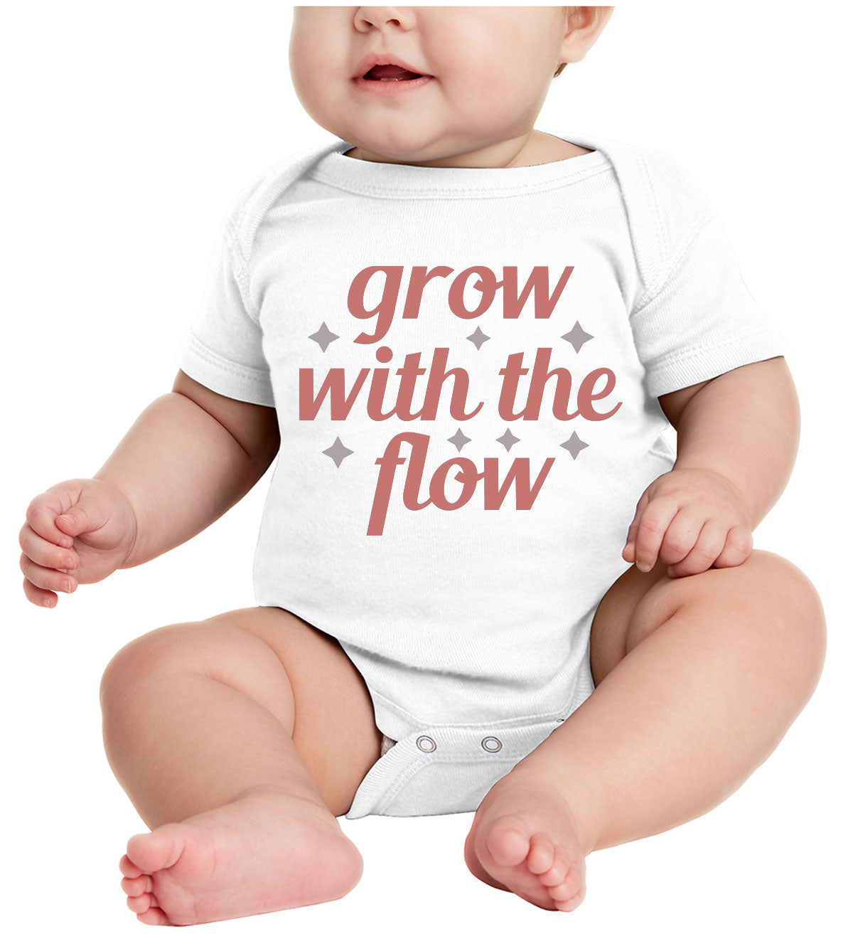 Grow With The Follow Baby Onesie