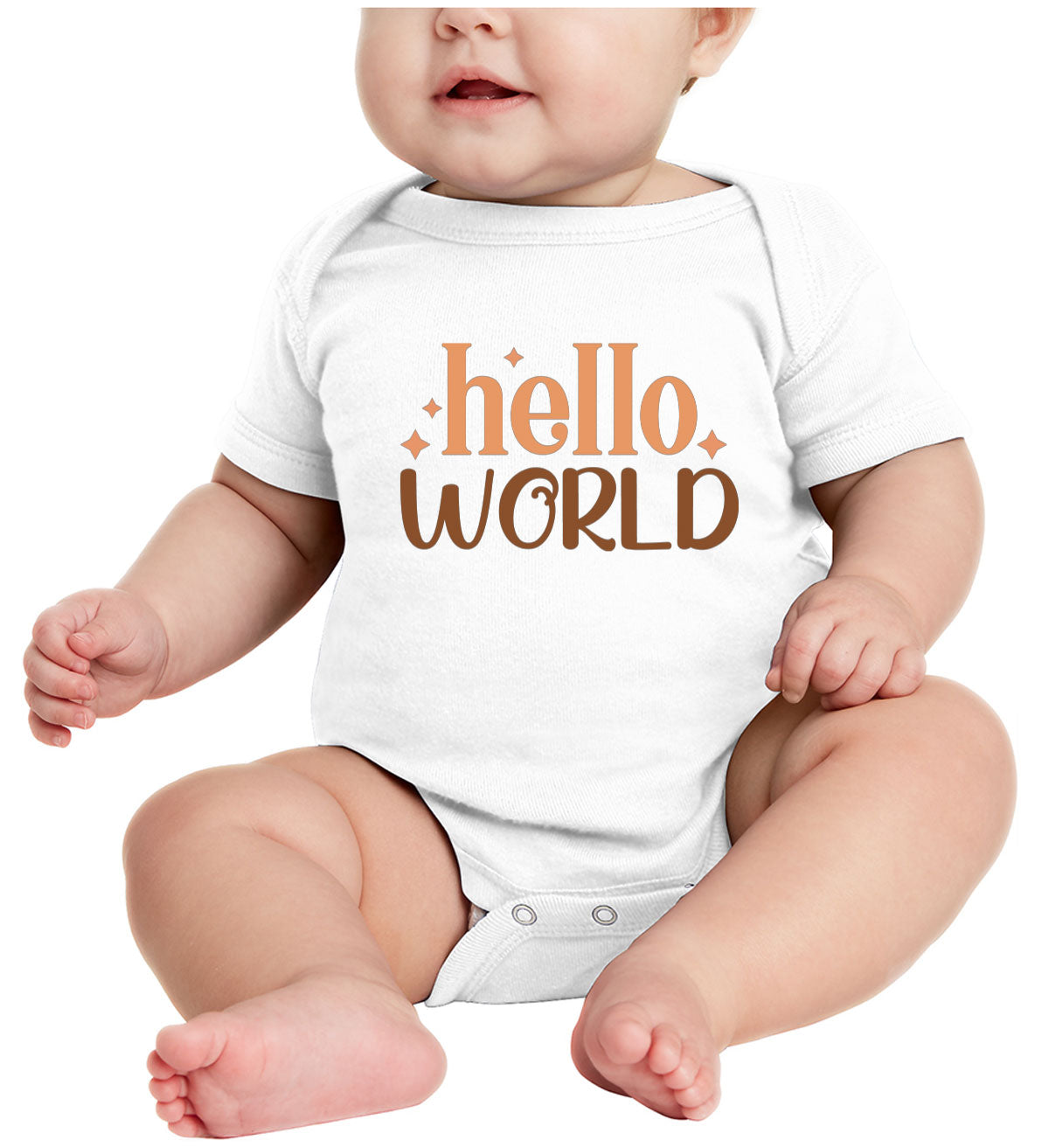 Hello World Baby Onesie