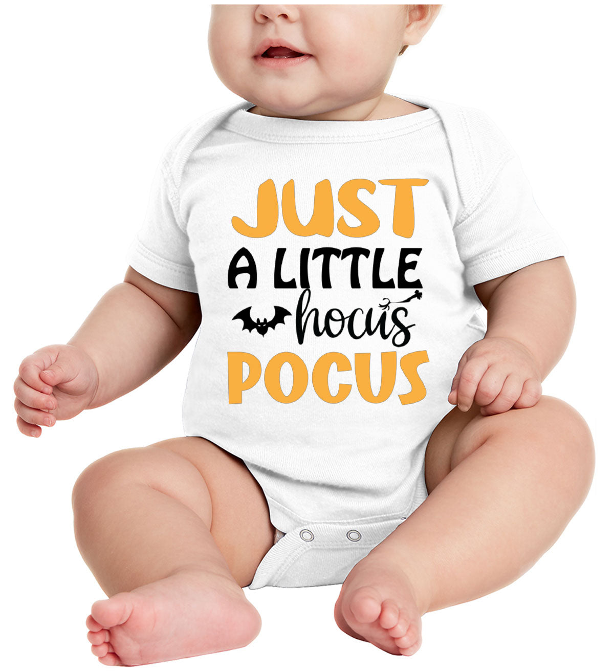 Just A Little Hocus Pocus Halloween Baby Onesie