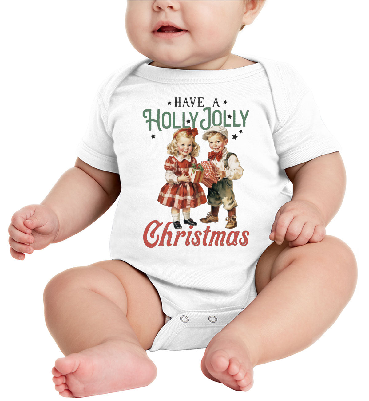 Have A Holly Jolly Christmas Baby Onesie