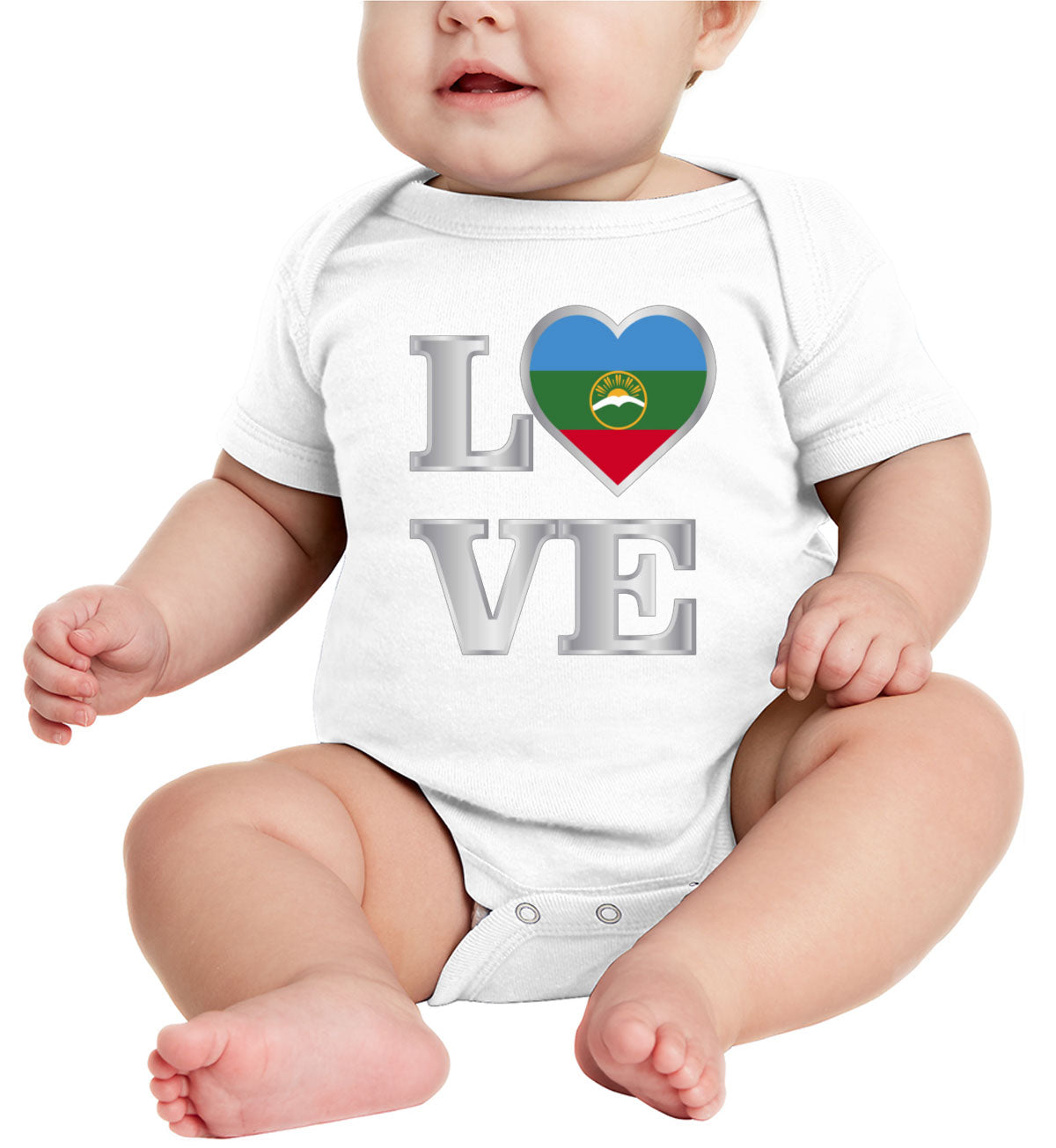Karachay Love Baby Onesie