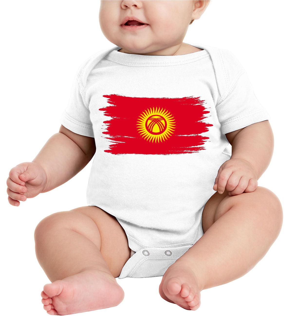 Kyrgyzstan Flag Baby Onesie