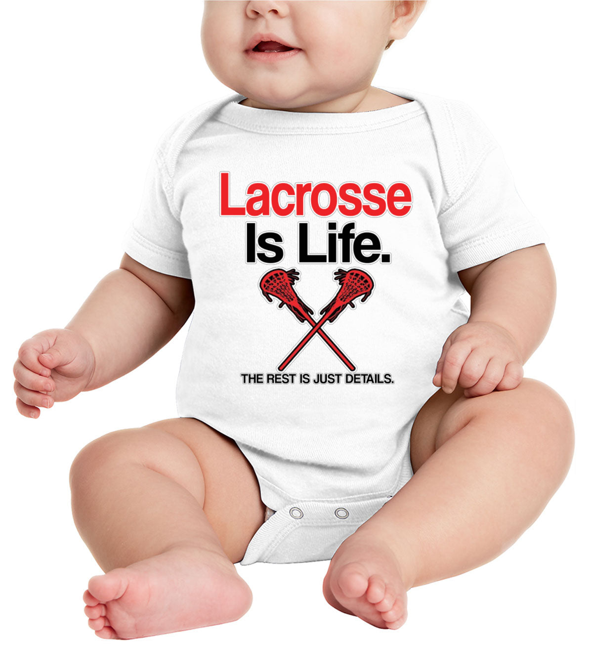 Lacrosse Is Life Baby Onesie