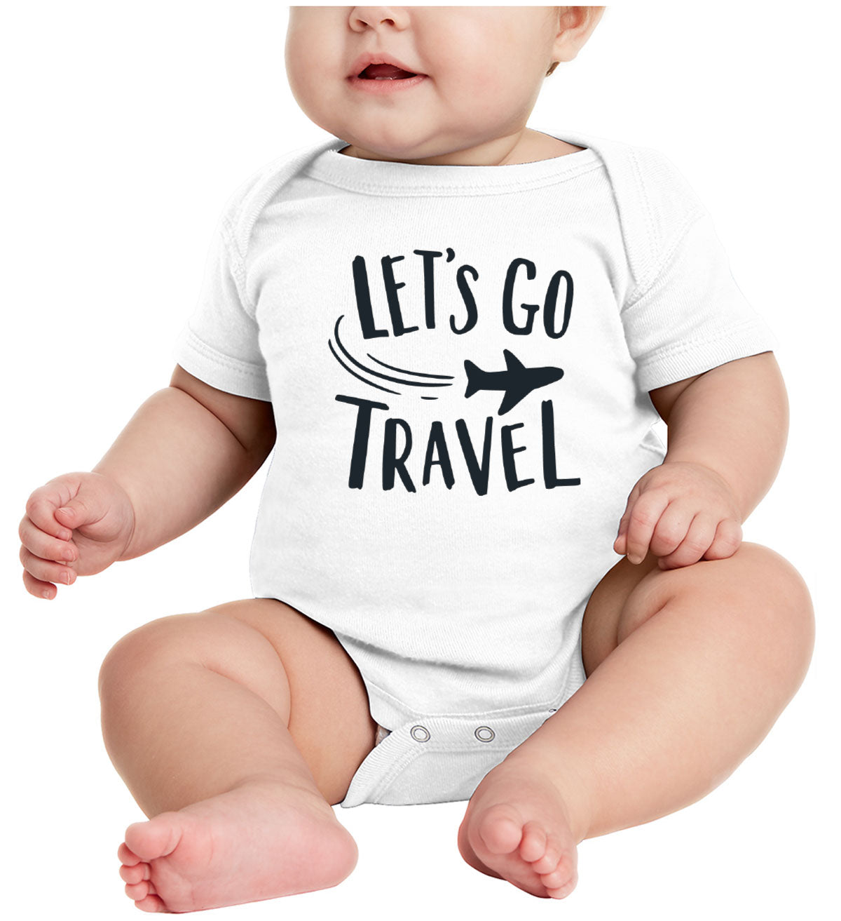 Let's Go Travel Baby Onesie