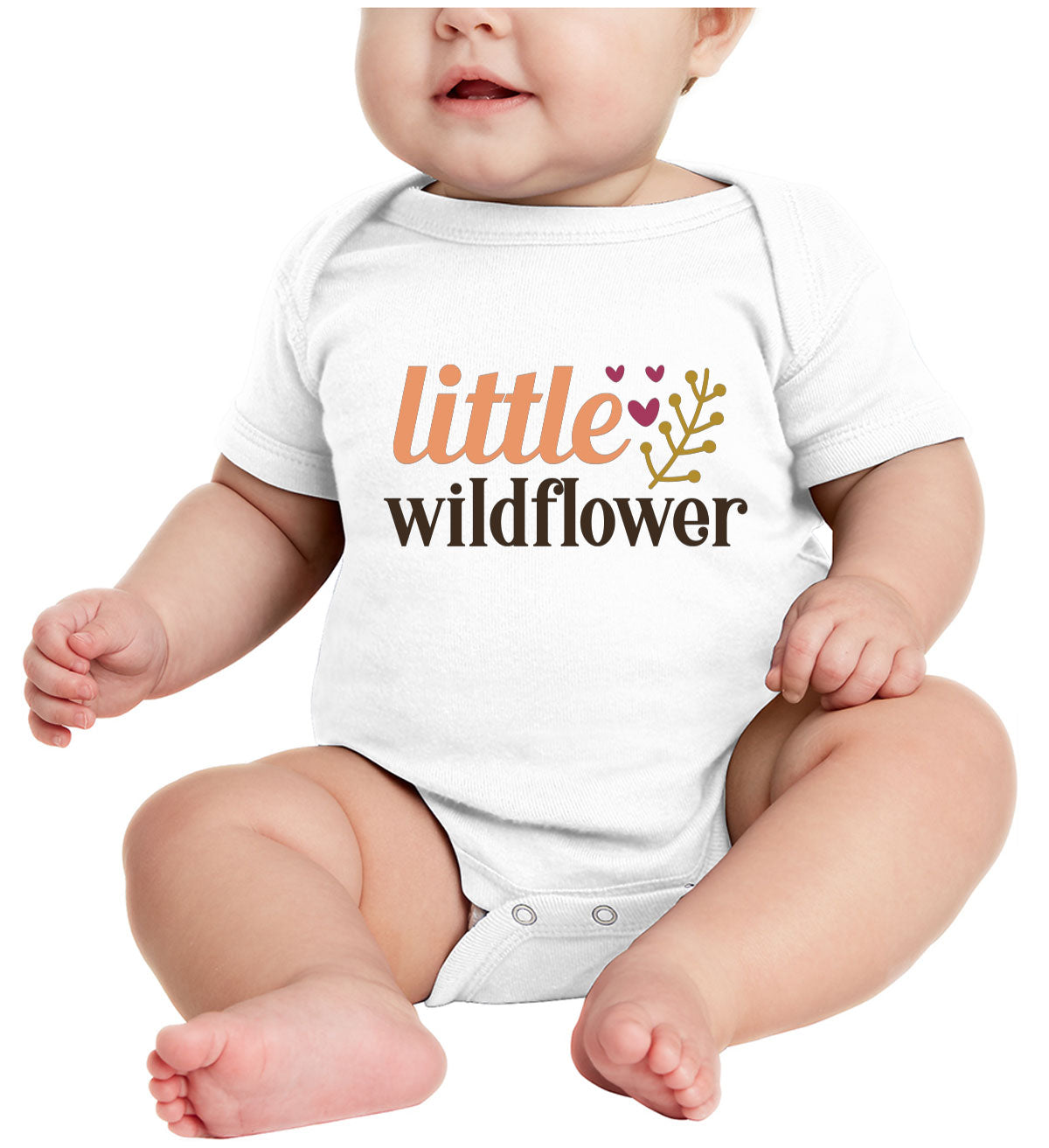 Little Wildflower Baby Onesie