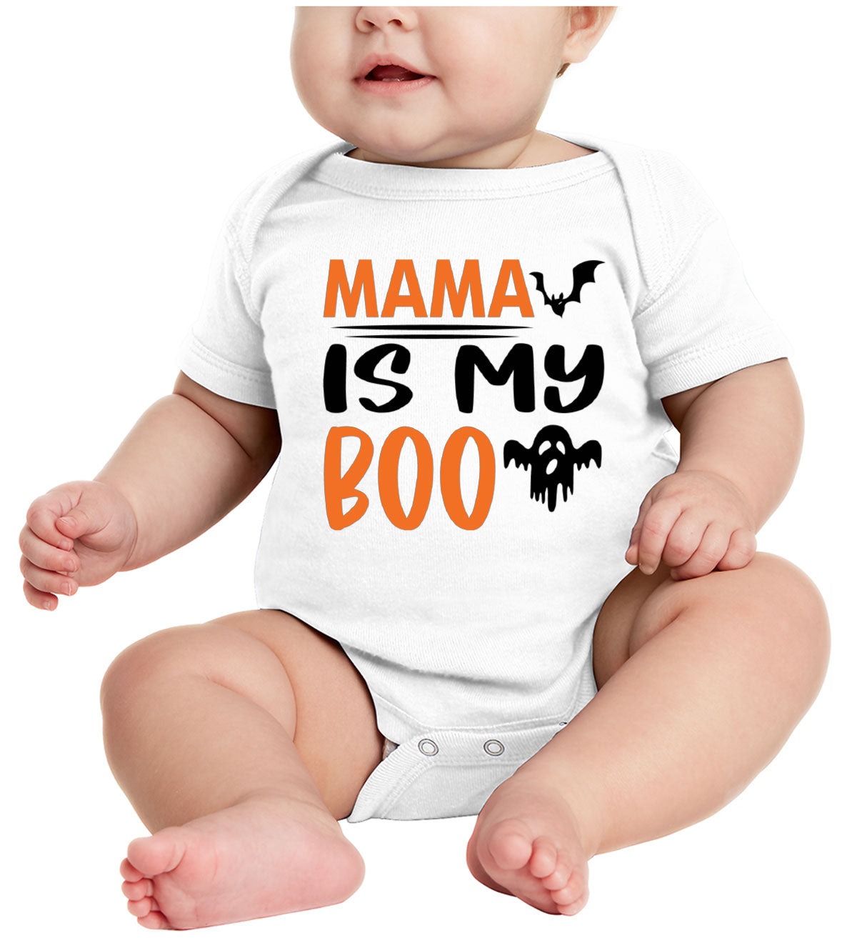 Mama Is My Boo Halloween Baby Onesie