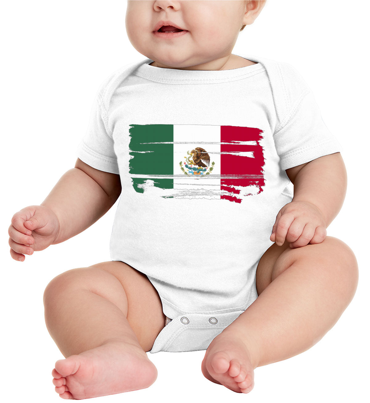 Mexico Flag Baby Onesie